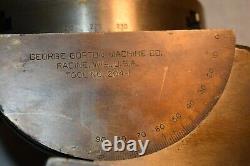 George Gorton Machine 204-1 Grinding Milling Fixture with 4 Skinner Lathe Chuck