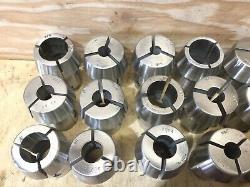 HALL CO Collet Chuck 1 1/2- 8 T. P. I Mount With Collets USA! Lathe Logan Atlas