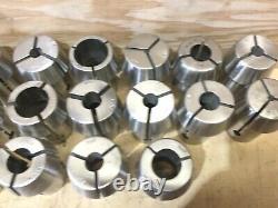 HALL CO Collet Chuck 1 1/2- 8 T. P. I Mount With Collets USA! Lathe Logan Atlas