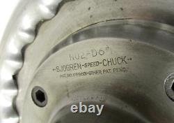 HARDINGE-SJOGREN 2J SPEED COLLET CHUCK LATHE SPINDLE NOSE with D1-6 MOUNT
