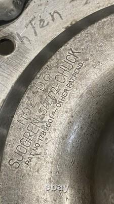 HARDINGE SJOGREN NO. 2-D6'' SPEED COLLET CHUCK 2J COLLET D1-6 With Set Of Collets