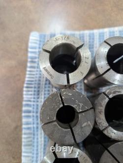 HARDINGE SJOGREN NO. 2 LATHE SPEED COLLET CHUCK 2J COLLET With 8 Collets
