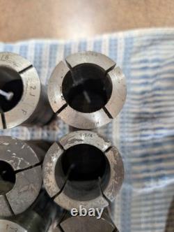 HARDINGE SJOGREN NO. 2 LATHE SPEED COLLET CHUCK 2J COLLET With 8 Collets