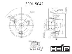 HHIP 3901-5042 125MM Diameter D1-4 ER-40 Collet Chuck