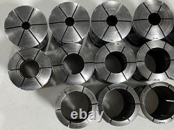 Hardinge 22J Round Lathe Collet 13pc Lot Set Chuck 1/2 5/83/4 7/8 1&1/4 1&3/8