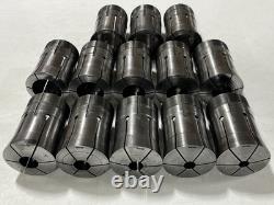 Hardinge 22J Round Lathe Collet 13pc Lot Set Chuck 1/2 5/83/4 7/8 1&1/4 1&3/8