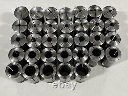 Hardinge 2J Collet Lot 33 Pc Monarch Set Lathe Chuck 1/8 3/16 1/4 3/8 1/2 5/8