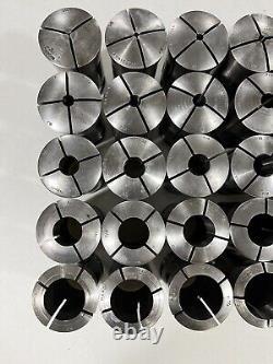 Hardinge 2J Collet Lot 33 Pc Monarch Set Lathe Chuck 1/8 3/16 1/4 3/8 1/2 5/8