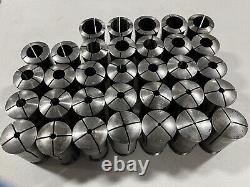 Hardinge 2J Collet Lot 33 Pc Monarch Set Lathe Chuck 1/8 3/16 1/4 3/8 1/2 5/8