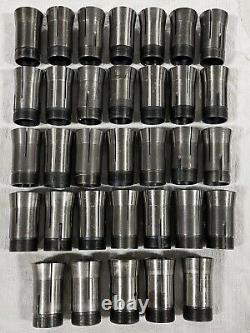 Hardinge 2J Collet Lot 33 Pc Monarch Set Lathe Chuck 1/8 3/16 1/4 3/8 1/2 5/8