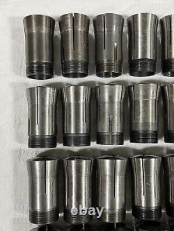 Hardinge 2J Collet Lot 33 Pc Monarch Set Lathe Chuck 1/8 3/16 1/4 3/8 1/2 5/8