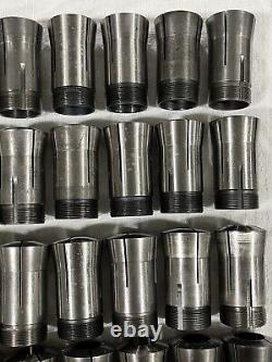 Hardinge 2J Collet Lot 33 Pc Monarch Set Lathe Chuck 1/8 3/16 1/4 3/8 1/2 5/8