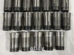 Hardinge 2J Collet Lot 33 Pc Monarch Set Lathe Chuck 1/8 3/16 1/4 3/8 1/2 5/8