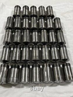 Hardinge 2J Collet Lot 33 Pc Monarch Set Lathe Chuck 1/8 3/16 1/4 3/8 1/2 5/8