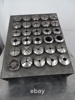 Hardinge 3J Collet 30 Pc Rivett Monarch Set Lathe Chuck Assorted (25019)