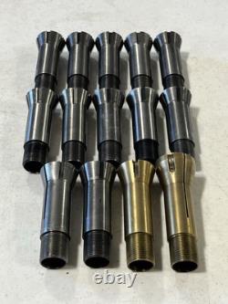 Hardinge 6k Lathe 14pc Round Collet Lot Set Chuck 10k South Bend Buck Emergency