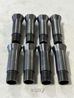 Hardinge 6k Lathe 8pc Round Collet Lot Set Chuck 10k South Bend 1/16 1/8 1/4 3/8