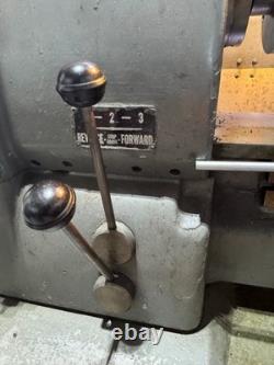 Hardinge HCT-CF Chucker Lathe with 3-Jaw Chuck, Full Collet Set & Tooling