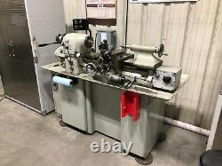 Hardinge HLV-H Tool Room Lathe- with Tooling 3 Jaw Chuck, Collet Closer Coolant