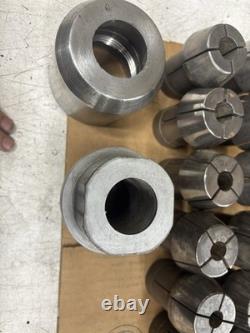 Hardinge Lathe Collets and Chuck lot of 25 Collets