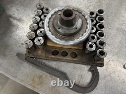Hardinge SJOGREN No 2 Collet Speed Lathe Chuck L1 Mount 2J Collets 22 Included