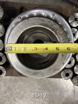 Hardinge SJOGREN No 2 Collet Speed Lathe Chuck L1 Mount 2J Collets 22 Included