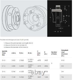 Hardinge Sjogren Speed Collet Chuck No2. D6 (2J Collets, D1-6 mount)