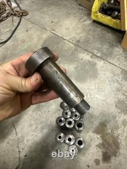 Hendey Metal Lathe 12 14 16 no. 2 Collets with Nose Cone Machinist Tool Lot