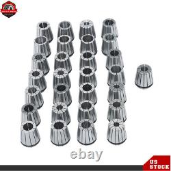 High Precision 29Pcs ER40 Spring Collet Set Milling Lathe Chuck Bit Holder Tool High Precision 29Pcs ER40 Spring Collet Set Milling Lathe Chuck Bit Holder Tool