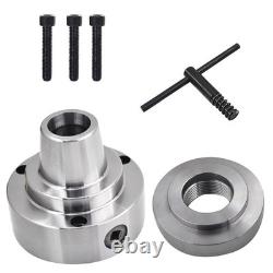 High Precision 5C Collet Lathe Chuck 2-1/4×8 Threaded Hole Connection Plate 5