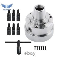 High Precision Adjustable 5C 5-C Collet Chuck, D1-5 Mount For Metal Lathe