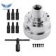High Precision Adjustable 5C 5-C Collet Chuck, D1-5 Mount For Metal Lathe