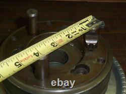 JACOBS #91-A6 SPINDLE NOSE LATHE CHUCK with adaptor plate, Used