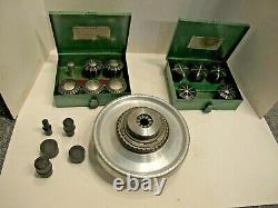 JACOBS Spindle Nose Lathe Chuck D1-4 Camlock Mount withRubber Flex Collet Set USA