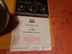 Jacob's rubber flex lathe collet chuck L0 mount withcollet set &original paperwork