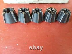 Jacobs 50 Rubber-Flex Chuck + SET OF 500 COLLETS 2 1/4 8 South Bend Clausing