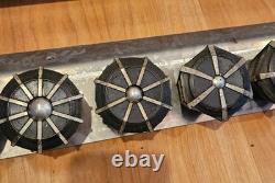 Jacobs 96-F1 Flex Collet Lathe Chuck withKey, & Jacobs Rubber Flex Collet Set