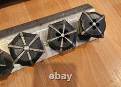 Jacobs 96-F1 Flex Collet Lathe Chuck withKey, & Jacobs Rubber Flex Collet Set