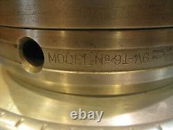 Jacobs Collet Chuck on 2 1/4 X 8 lathe mount plate for flexible rubber collets
