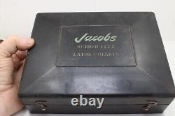 Jacobs J915 J920 Rubber Flex Lathe Collets withBlack Plastic Case USA