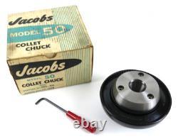 Jacobs Model 50 Lathe Collet Chuck with L00 Mount New Old Stock