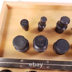Jacobs Rubber Flex Collets -NOS- Set 1/16 1-3/8 with all Plugs Plywoodcase