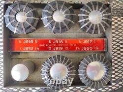 Jacobs Rubber-Flex Collets Set 5 of 6 J915, J916, J917, J919, J920