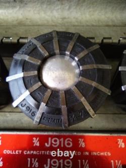 Jacobs Rubber-Flex Collets Set 5 of 6 J915, J916, J917, J919, J920
