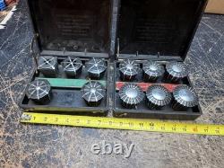 Jacobs Rubber Flex Lathe Collet Set 11 Piece 1/16 1-1/8 Round