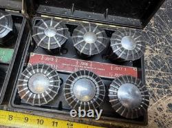 Jacobs Rubber Flex Lathe Collet Set 11 Piece 1/16 1-1/8 Round