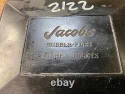 Jacobs Rubber Flex Lathe Collet Set J910-J915 with Case