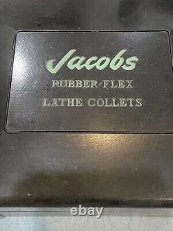 Jacobs Rubber Flex Lathe Collets Chuck Set J910 J911 J912 J913 J914 Plug