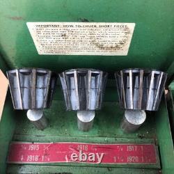 Jacobs Rubber Flex Lathe Collets Lot (2) Sets in Box J910 J914 & J915 J920