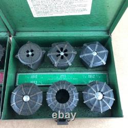 Jacobs Rubber Flex Lathe Collets Lot (2) Sets with Box J910 J914 & J915 J920